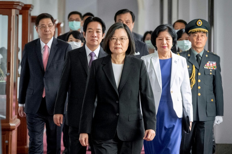 رئيسة تايوان تساي إينج-وين في حفل تنصيبها للمرة الثانية 20 مايو 2020