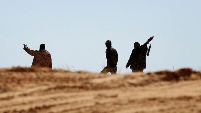 مقاتلون في الحرب الأهلية الليبية